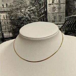 Snake Chain Necklace, 2MM - Gold Plated